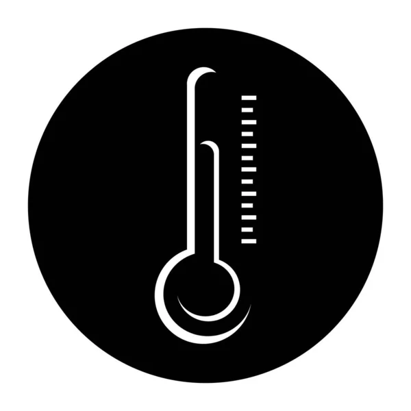 Дизайн Логотипа Термометра — стоковый вектор
