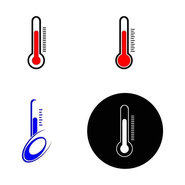 Termomètre Logo Illustration Stock Design — Image vectorielle