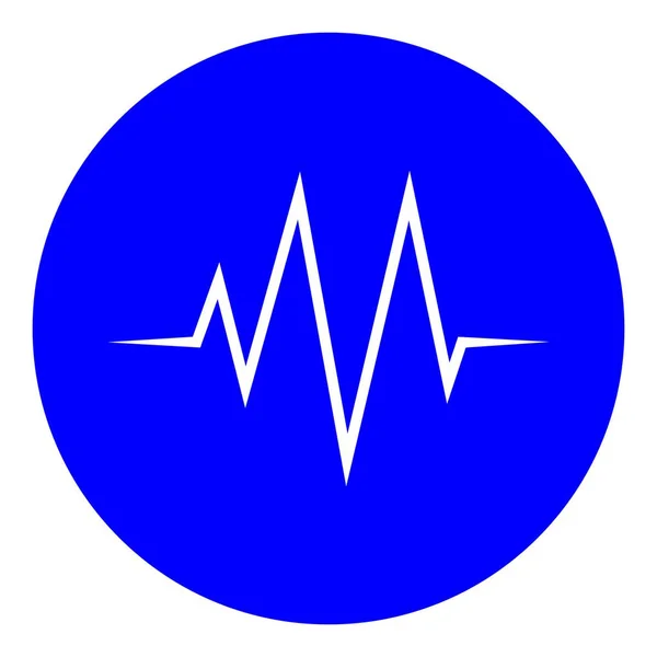 Ses Dalgası Logo Çizimi Tasarımı — Stok Vektör