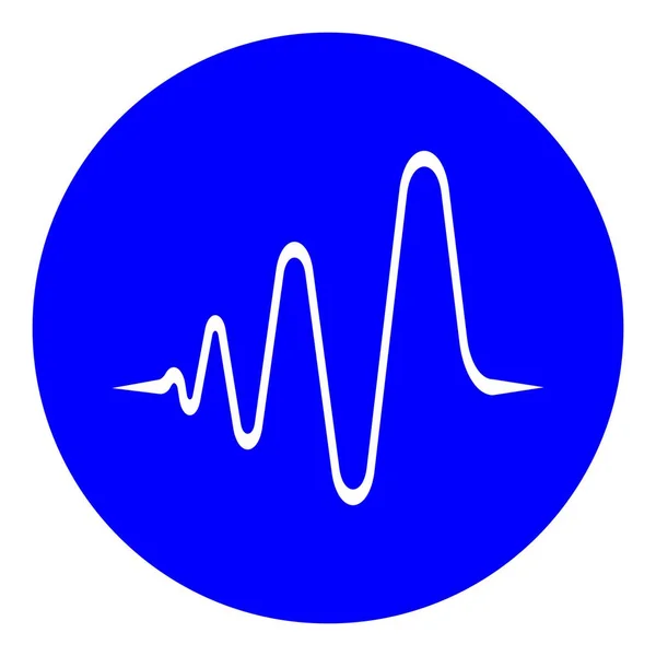 Diseño Ilustración Logotipo Onda Sonido — Archivo Imágenes Vectoriales