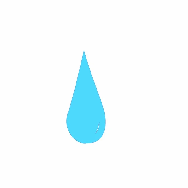 Modèle Illustration Vectorielle Logo Goutte Eau — Image vectorielle