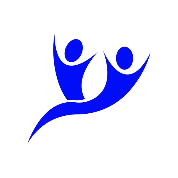 Peuple Logo Stock Illustration Design — Image vectorielle