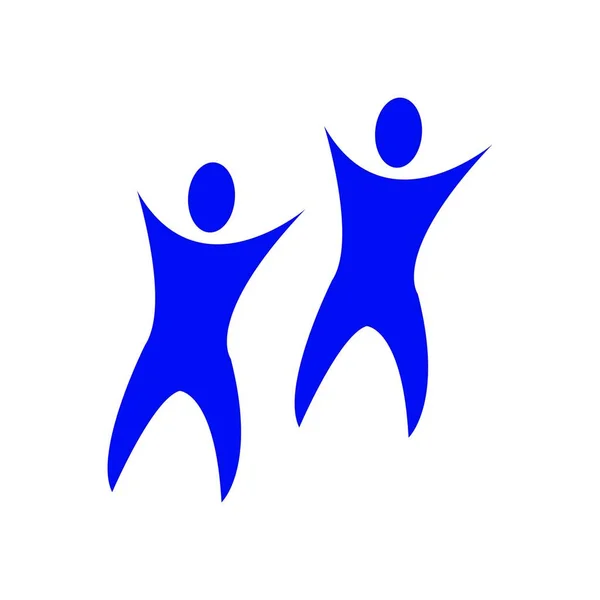 Peuple Logo Stock Illustration Design — Image vectorielle