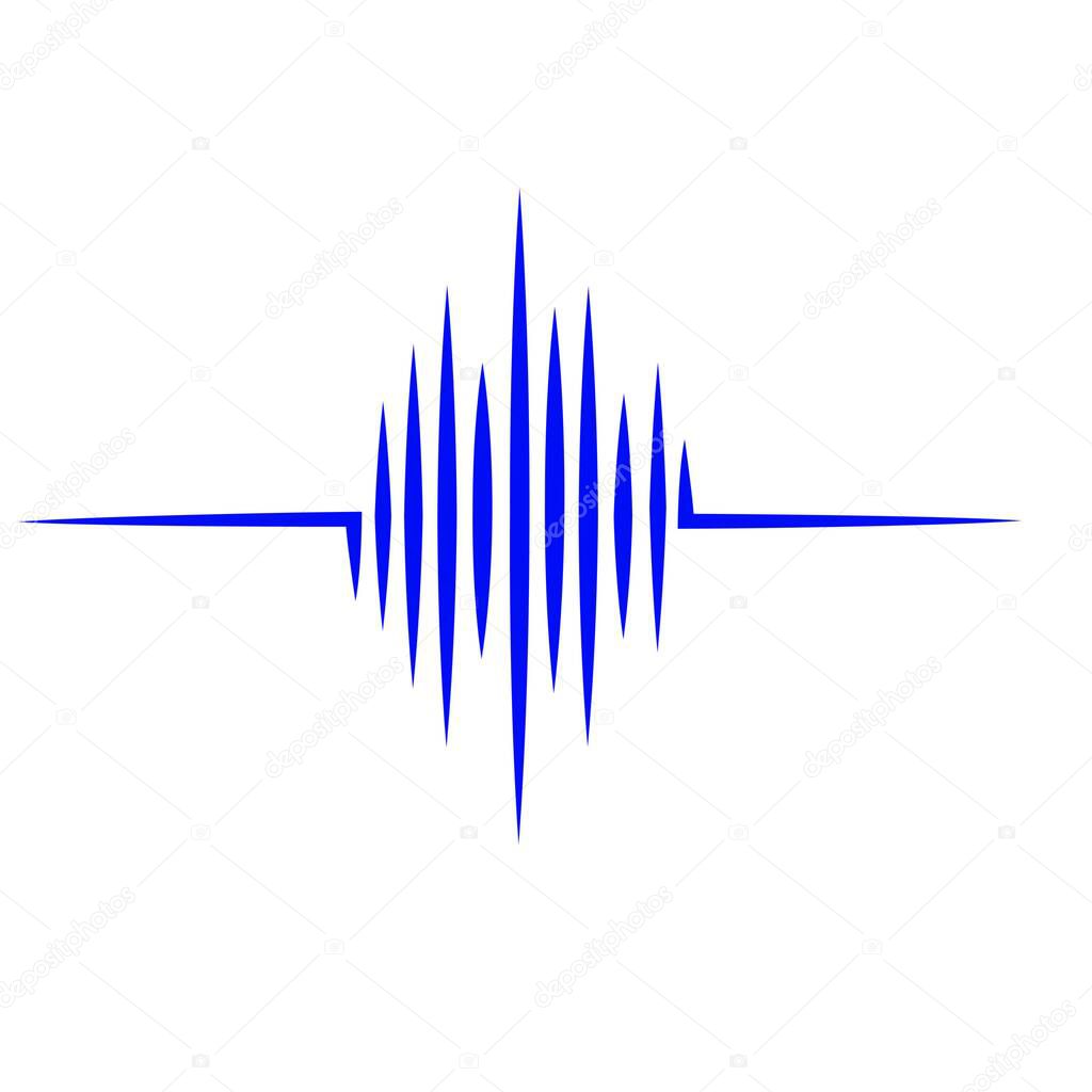  sound wave logo illustration design