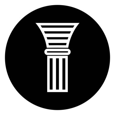 sütun logosu vektör şablonu