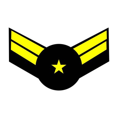 askeri amblem logo illüstrasyon tasarımı