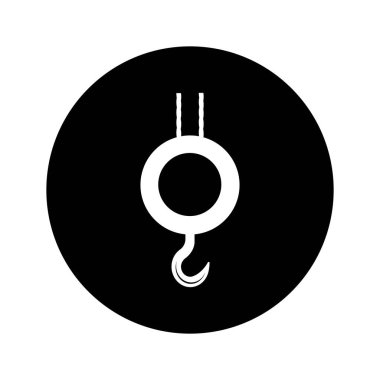 Turna kancası logo vektör şablonu