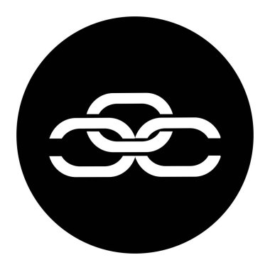 zincir logo stok illüstrasyon tasarımı