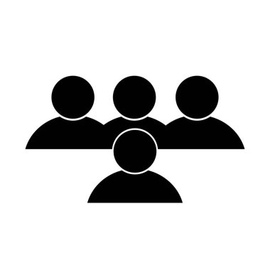 insanlar takımı logo vektör şablonu