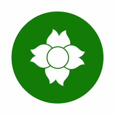 Ayçiçeği logo vektör illüstrasyonu