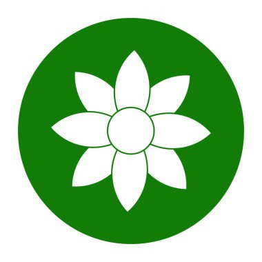 Ayçiçeği logo vektör illüstrasyonu