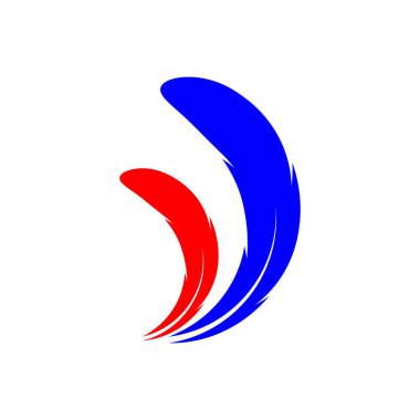 Quill logo stok illüstrasyon tasarımı