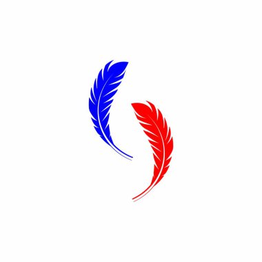 Quill logo stok illüstrasyon tasarımı