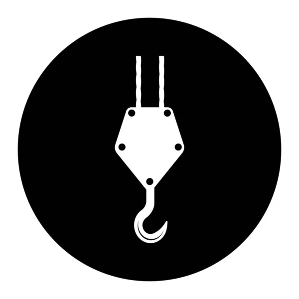 Логотип Гачка Крана Векторний Шаблон — стоковий вектор