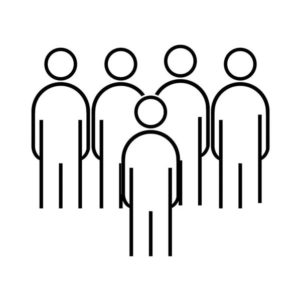 Άνθρωποι Ομάδα Λογότυπο Vektor Πρότυπο — Διανυσματικό Αρχείο