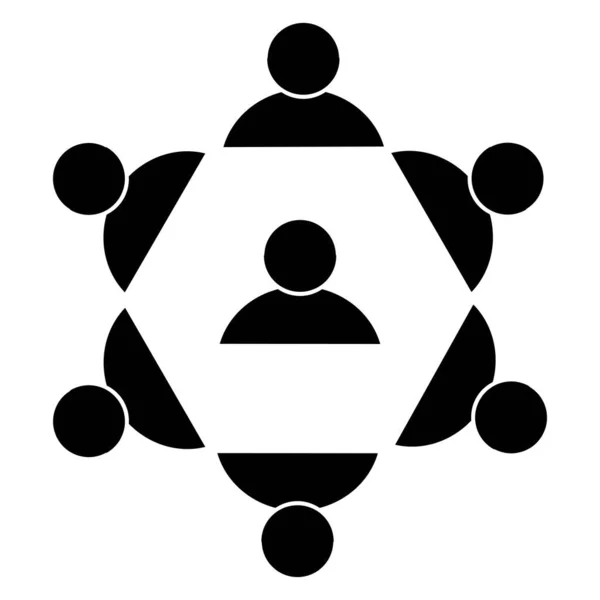 Люди Команда Логотип Вектор Шаблон — стоковый вектор