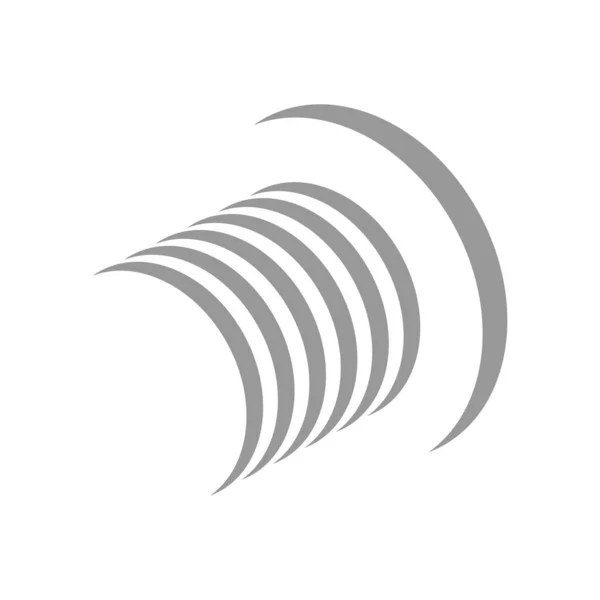 Černá Šroub Logo Stock Vektor Šablona — Stockový vektor