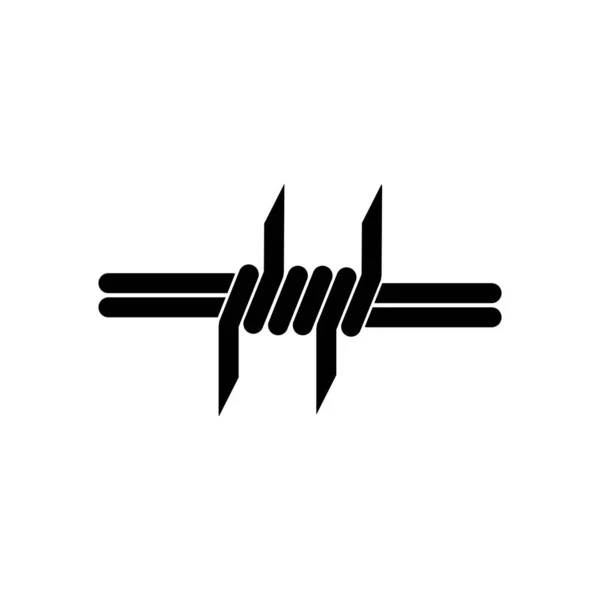 Taggtråd Logotyp Vektor Mall — Stock vektor