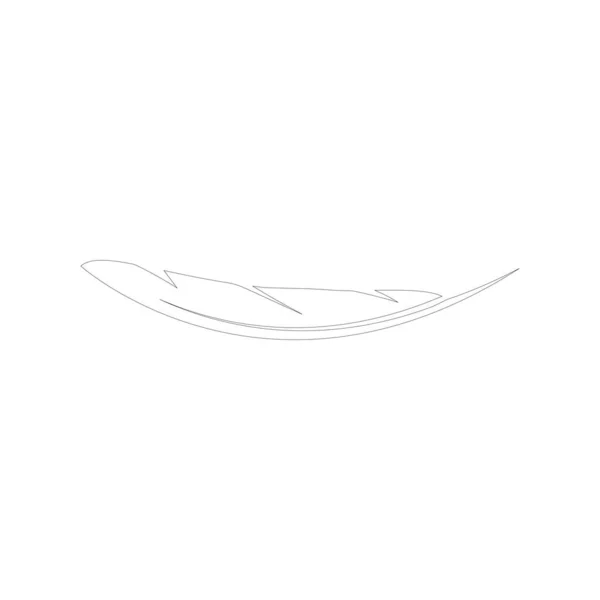 Шаблон Векторного Логотипу Перо — стоковий вектор