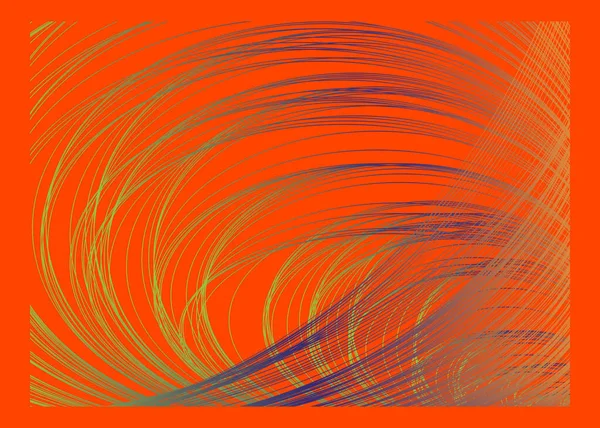 Fond Géométrique Abstrait Vectoriel Lignes Colorées — Image vectorielle