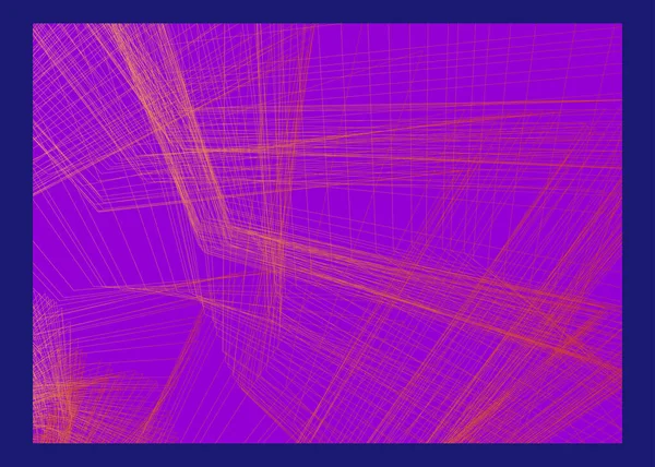 Vektor Abstrakt Geometrisk Bakgrund Färgade Linjer — Stock vektor