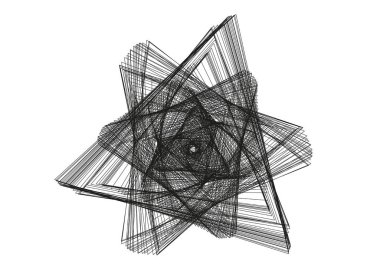 Beyaz arka planda izole edilmiş vektör siyah figür, şirket kimliği, herhangi bir grafik tasarımı, davetiye, kartvizit, logo, reklam, sertifika veya site sayfalarının web tasarımı için bir unsurdur..