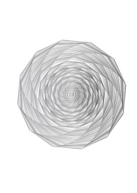 Beyaz arka planda izole edilmiş çok renkli vektör lonca figürü, herhangi bir grafik tasarım, davetiye, kartvizit, logo, reklam, sertifika veya site sayfalarının web tasarımı için grafiksel bir öğe.