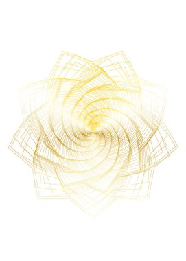 Beyaz arka planda izole edilmiş çok renkli vektör lonca figürü, herhangi bir grafik tasarım, davetiye, kartvizit, logo, reklam, sertifika veya site sayfalarının web tasarımı için grafiksel bir öğe.