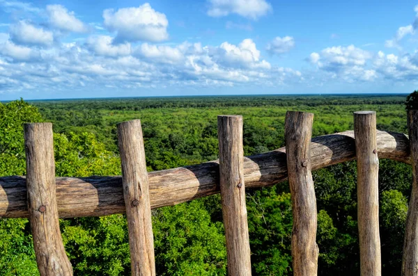 Balam Die Alte Stadt Der Maya Zivilisation Blick Von Der — Stockfoto