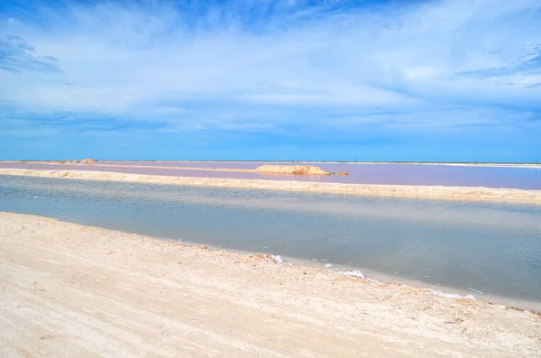 Lagos Rosados Localizados Profundo Península Yucatán Golfo México —  Fotos de Stock