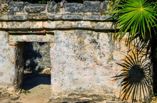 Ruinen Der Antiken Mayastadt Xcaret Mexiko — Stockfoto
