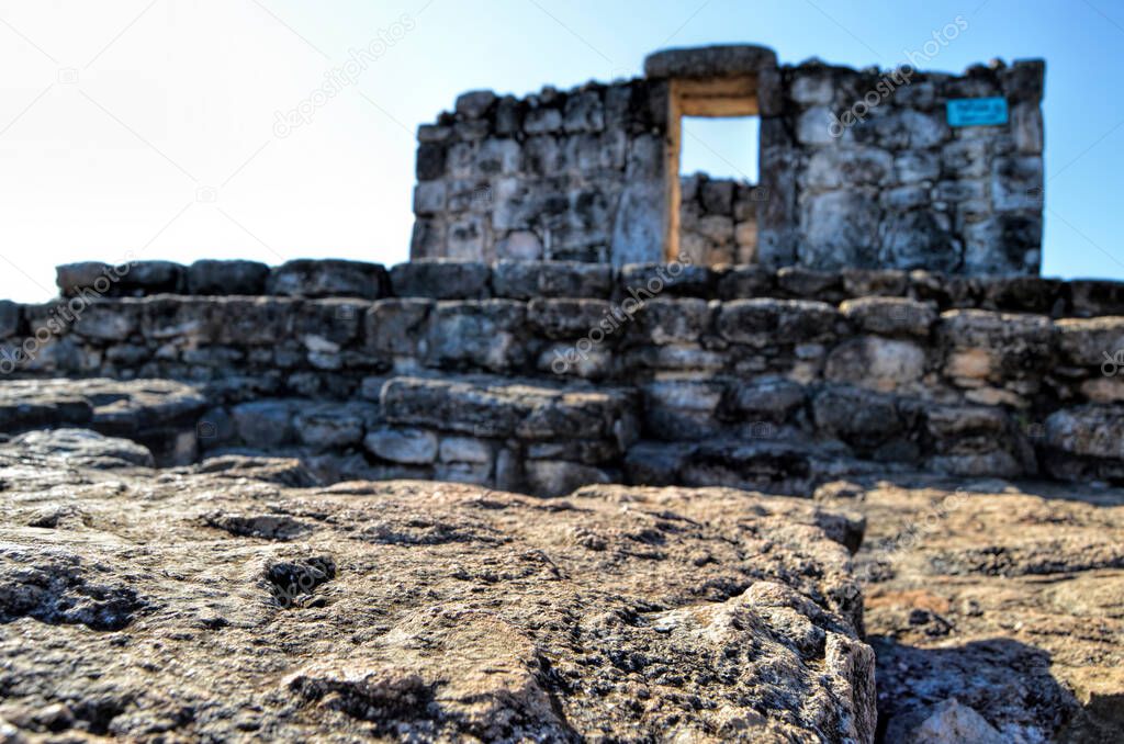 Ek-Balam, the ancient city of the Mayan civilization. Yucatan.  Mexico