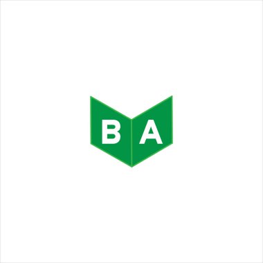 B A harfi logosu soyut tasarım. B harfi logo monogram tasarımı.