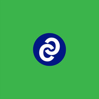 C C ortak harf logo monogram tasarımı