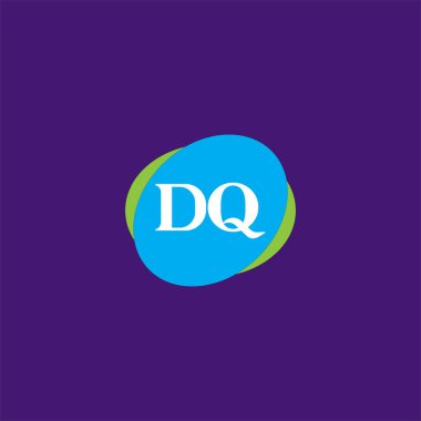 D Q ortak harf logo monogram tasarımı