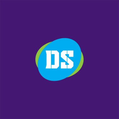 D S ortak harf logo amblemi tasarımı