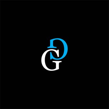 G G ortak harf logosu yaratıcı tasarım