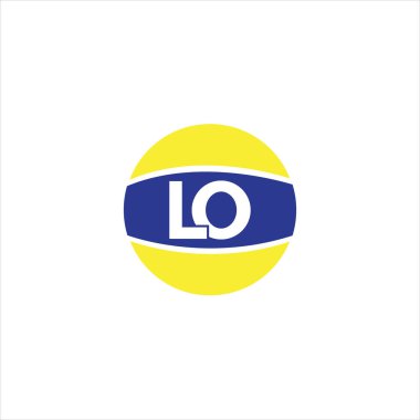 L O harfi logo amblemi tasarımı