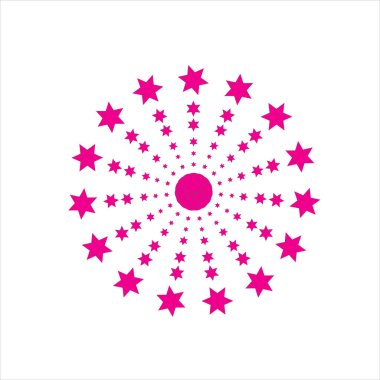 Vektör grafikli Mandala şablon tasarımı