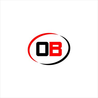 O B ortak harf amblemi tasarımı