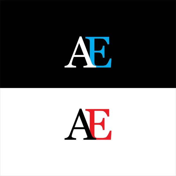 Letter Logo Monochrome Design Letter Design Business Company Logo — Stock Vector