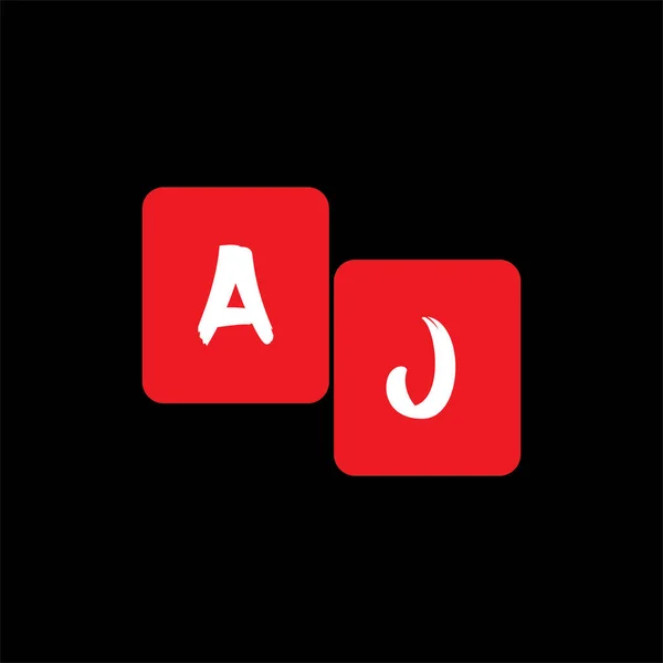 Ein Joint Letter Logo Monogramm Design — Stockvektor