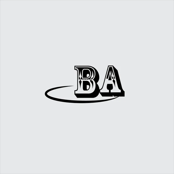 Písmeno Logo Abstraktní Design Písmeno Logo Monogram Design — Stockový vektor