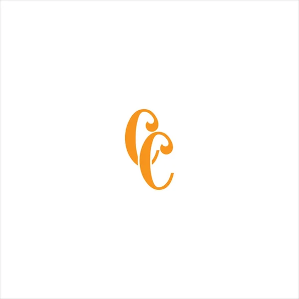 Ortak Harf Logo Monogram Tasarımı — Stok Vektör