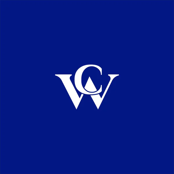 Wspólna Litera Logo Monogram Projekt — Wektor stockowy