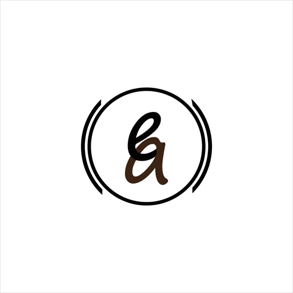 Utformning Logotypen För Gemensamma Bokstäver — Stock vektor
