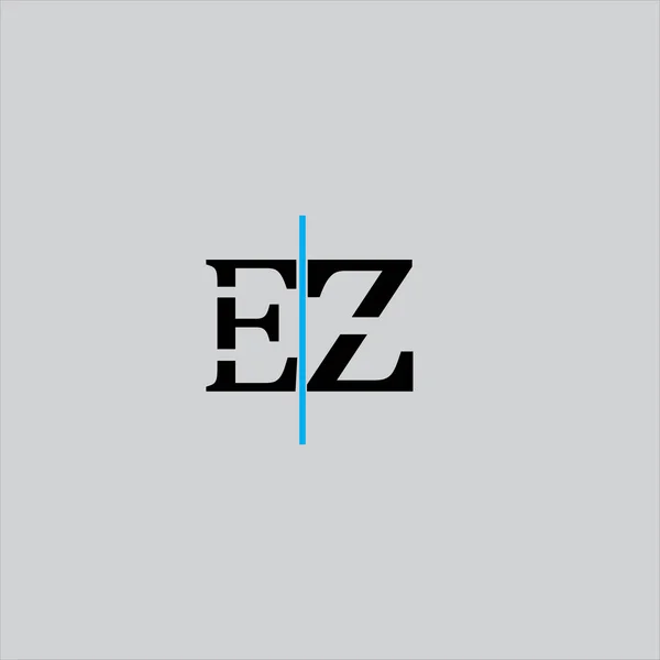 Ortak Harf Logosu Monogram Tasarımı — Stok Vektör
