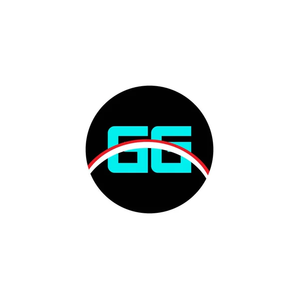 Wspólne Logo Litera Kreatywny Design — Wektor stockowy