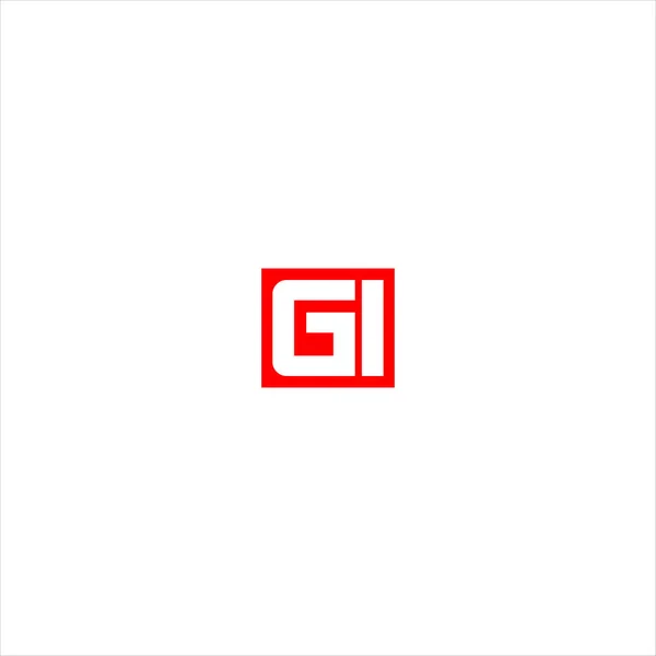 Letra Conjunta Logo Diseño Abstracto — Vector de stock