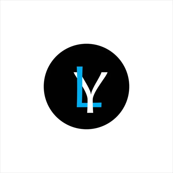 Buchstabe Logo Emblem Design — Stockvektor